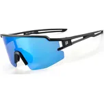 Rockbros Polarized Cycling Glasses with UV Protection and Corrective Insert Blue Lenses - Black