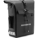 Cyklistická brašna Rockbros s funkcí batohu, vodotěsná, s úchytem na helmu 18l - černá