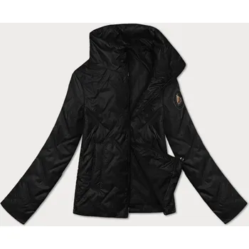 Černá tenká dámská bunda se stojáčkem S'West (B8363-1) odstíny černé XL (42)