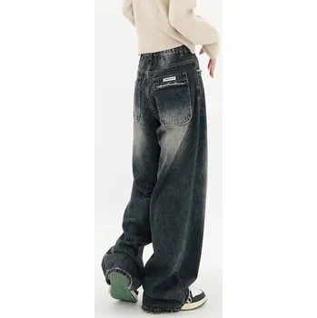 Dámské džíny Široké dámské džíny Barva: Tmavě Modrá, Velikost: XL