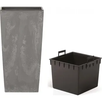 Květináč Prosperplast Urbi Square Beton Effect 40 cm