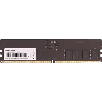 Operační paměť 2-Power 16GB DDR5 5600MHz CL40 DIMM Výkonný paměťový modul 2-Power (MEM7804A) s kapacitou 16 GB, vysokou frekvencí 5600 MHz a časováním CL40 přináší rychlou odezvu i při multitaskingu. Skvělá volba p