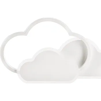LED stropní svítidlo Clouds stropní svítidlo 24W 2800–6500K s dálkovým ovládáním, bílé stínidlo, nastavitelná barva světla, dětský pokoj, obývací pokoj