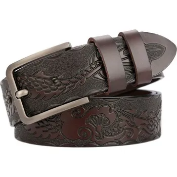 Opasek Pánský kožený pásek L321 105 cm 5