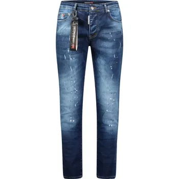 Pánské kalhoty Geographical Norway MOD 207 EO MEN 2614 modré pánské kalhoty (SW6365H/GNO-Blue) 36