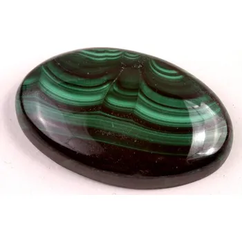 Přírodní kámen Kabošon Malachite č.6244 (33x21x7mm)