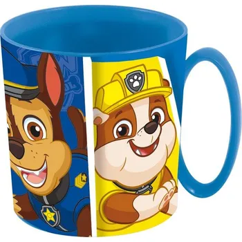 dětská jídelní sada HRNEK PLASTOVÝ PAW PATROL 390 ML, MODRÁ - VÝPRODEJ