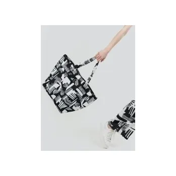 Sportovní taška FUNDANGO FUNDANGO Almaraz Beach Bag-899-black pattern, Velikost 25 L