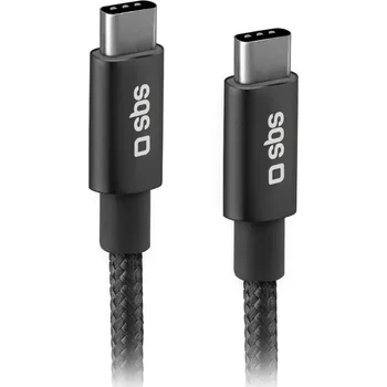 Datový kabel SBS TECABLETCC20BK USB-C kabel - USB-C 25W napájení 1,5 m - šedý
