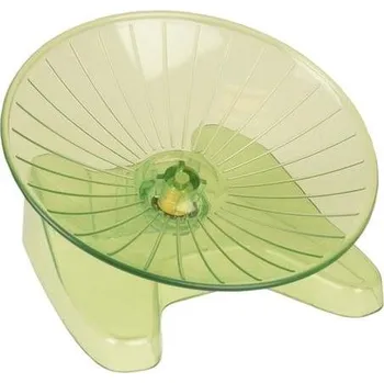Hračka pro psa Flamingo Pet Products NV Disk běhací plast zelený Flamingo S, prům. 15cm