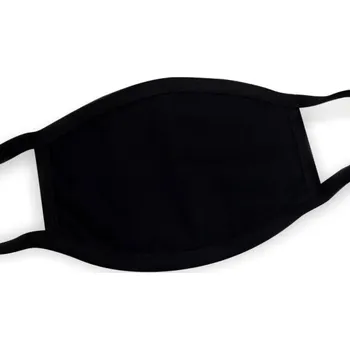 Karnevalová maska Černá bavlněná zimní teplá poloobličejová maska Unisex zahušťovací ústní maska Ochrana proti chladu větru a prachu Pohodlné nošení