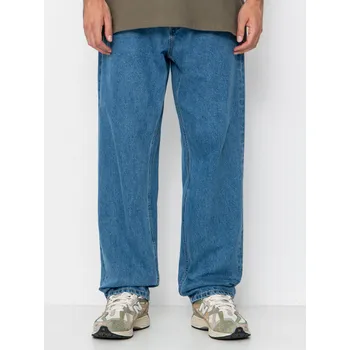 Pánské kalhoty OBEY Hardwork Denim (light indigo) 36, modrá