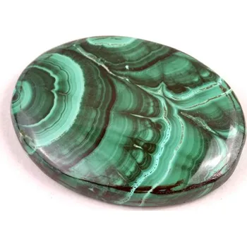 Přírodní kámen Kabošon Malachite č.6234 (33x25x6mm)