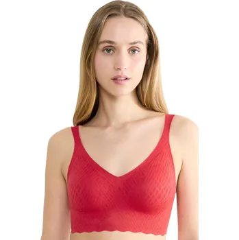 Podprsenka TOP SLOGGI ZERO FEEL BLISS FESTIVE BRALETTE červená M