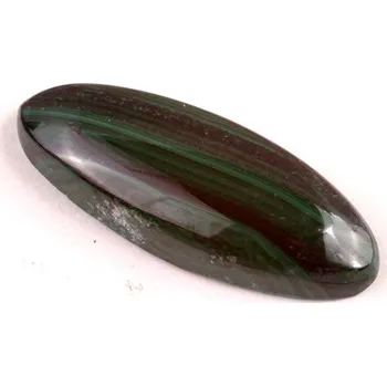 Přírodní kámen Kabošon Malachite č.6240 (34x13x6mm)