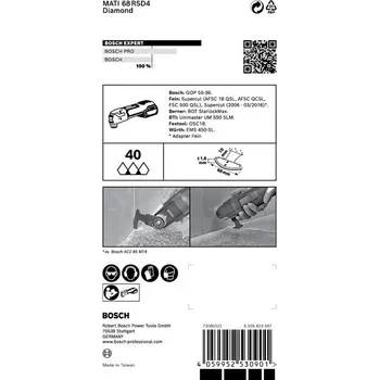 Pilový plátek Pilový list pro víceúčelové nástroje EXPERT Corner Blade MATI 68 RSD4 68 × 10&nbsp;mm [2608900038]