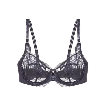 Podprsenka Dámská podprsenka Wild Peony Florale W - GRAY - šedá 00DK - TRIUMPH GRAY 80E