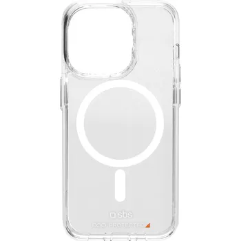 Pouzdro na mobilní telefon Pouzdro SBS D3O MagSafe pro iPhone 15 Pro – čiré