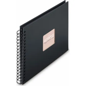 Fotoalbum Hama Fine Art Spiral NewBlack 28x24 50 schwarze Seiten 9834