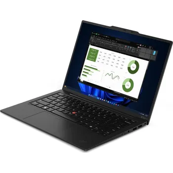 Notebook Lenovo ThinkPad X1 Carbon Intel Core Ultra 7 155U Laptop 35,6 cm (14") WUXGA 16 GB LPDDR5x-SDRAM 512 GB SSD Wi-Fi 6E (802.11ax) Windows 11 Pro Černá