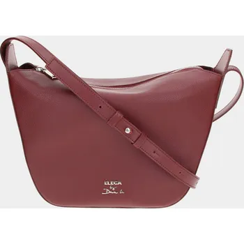 Crossbody kabelka Mossy vínová/stříbro