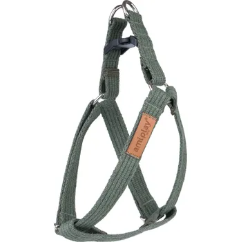 Postroj pro psa Nastavitelný postroj pro psa COTTONE STEP IN khaki velikost S, M, L, XL, XXL Rozměr: XXL - 60-115x3,0 cm