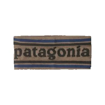 Čepice Patagonia Powder Town Headband Park Stripe: Marlow Brown hnědá