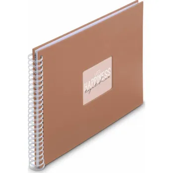 Fotoalbum Hama Fine Art Spiral Mousse 36x32 50 schwarze Seiten 9850