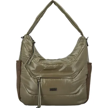 Kabelka Trendy dámská koženková kabelka na rameno Coveri Kica, taupe