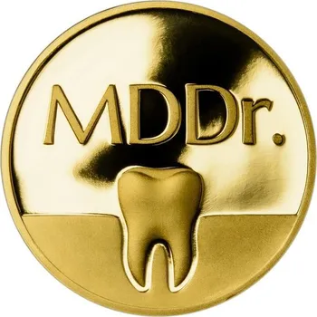 Pražská mincovna Mince titul MDDr. zlatá proof 3,49 g