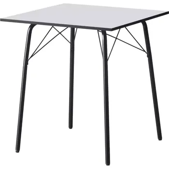 Jídelní stůl Tempo Kondela 0000378134 bílý/černý