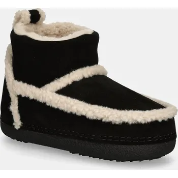 Dámská zimní obuv Semišové sněhule Inuikii Classic Shearling Low černá barva, 75101-009 75101.009.Black 99X, EUR 36