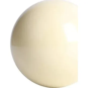 Kulečníková bílá koule 57,2 mm pro snooker náhradní tréninková koule z PE odolný materiál cvičební vybavení pro billiard a kulečník