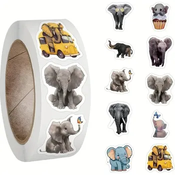 samolepka BAF Mini nálepky Sloni 500 kusů