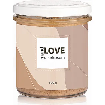 Ořechový krém mandlový s kokosem 300g