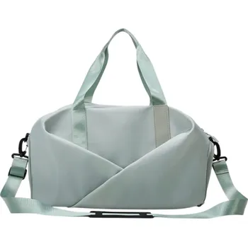 Sportovní taška Dámská sportovní taška Oxford 45 x 26 x 25 cm Vodotěsná kapsa Kapsa na boty Cestovní taška přes rameno a do ruky Fitness trénink zelená