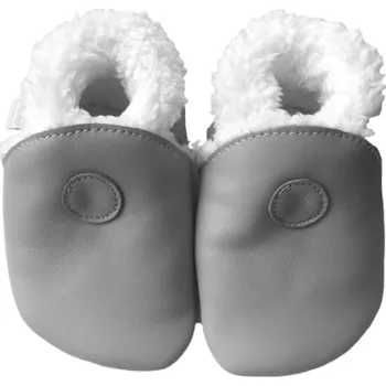 Capáčky Hopi Hop BAREFOOT 12-18 měsíců šedé 21,5