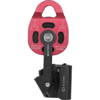 Paintballová výstroj Zvedací horolezecká kladka 7,5 x 18 cm z leteckého hliníku 7075 Odolná kladka pro lano 8–12 mm Lezení Outdoor Sportovní vybavení růžová