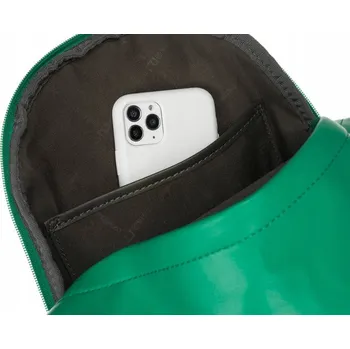 Městský batoh Malý dámský batoh z ekokůže Barva: Zelená