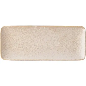 Talíř Servírovací talíř BB BLACK 29,5 x 12 cm, obdélník, černá, MIJ