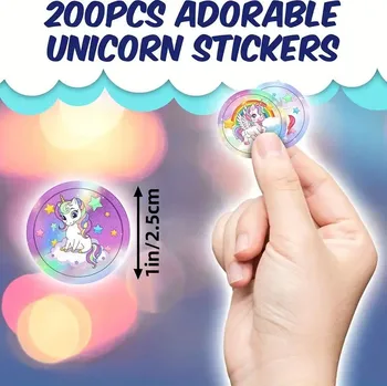 samolepka BAF Mini nálepky Jednorožec 500 kusů