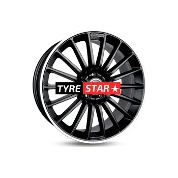 Alu kolo Keskin KT15 8x18 5x112 ET45 MATT BLACK LIP POLISH