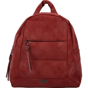 Městský batoh Trendy dámský koženkový batůžek Coveri Darie, vínový