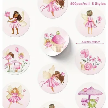 samolepka BAF Mini nálepky pro děti Víla 500 kusů