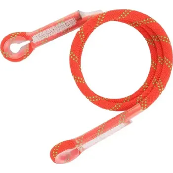 Paintballová výstroj Horolezecké ochranné lano 100 cm s předšitou smyčkou Venkovní bezpečnostní vybavení Pevnost 20 kN Odolné jistící lano pro lezení oranžová