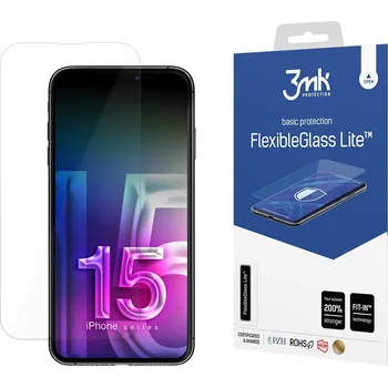 Autolékárnička 3MK Hybridní sklo pro Apple iPhone 15 Pro Max - FlexibleGlass Lite™