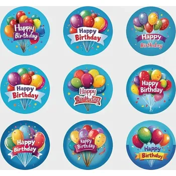 samolepka BAF Mini nálepky Happy Birthday