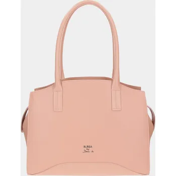 Kabelka ELEGA Shopper kabelka Mossy starorůžová/stříbro