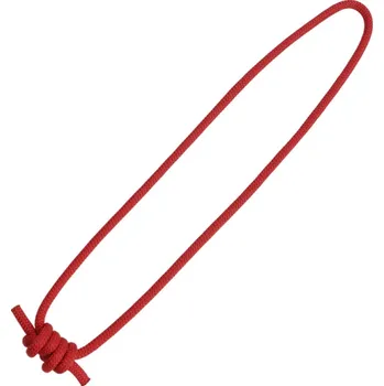 Paintballová výstroj Lezecké prusíkové lano 6 mm délka 120 cm Nylonové pomocné lano pro horolezectví, jištění, slaňování a outdoorové aktivity tmavě červená