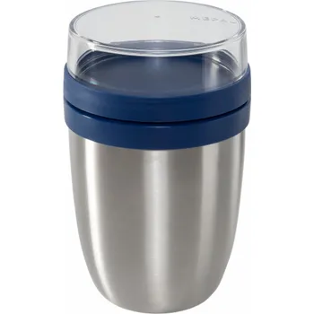 Mepal Thermo-Lunchpot Ellipse stl.steel vivid blue, 500+200ml